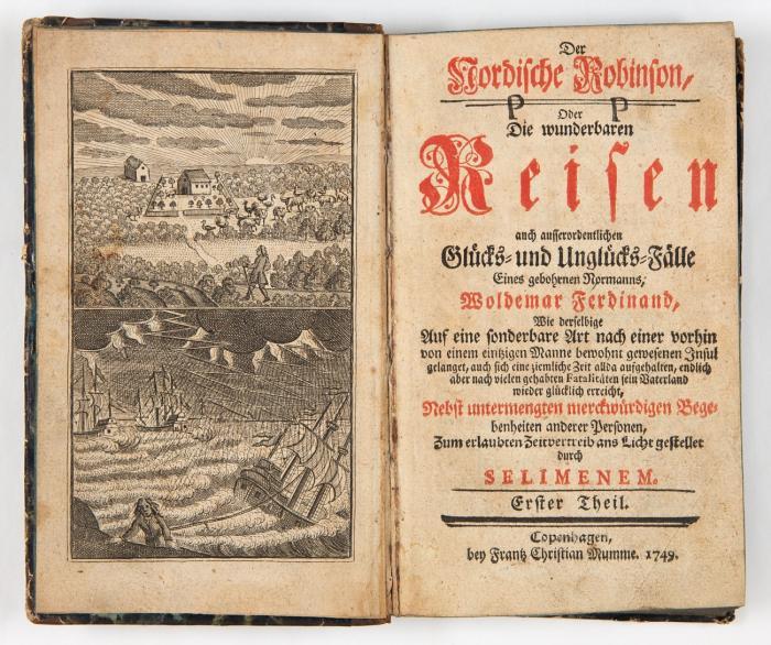 Der Nordische Robinson, Oder die wunderbaren Reisen. Tl. 1 - 2 (von 3 ) in 1 Bd.