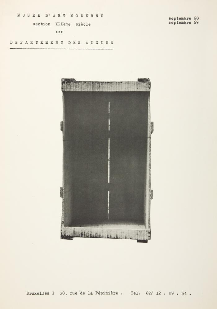 MUSEUM OF MODERN ART, DEPARTMENT OF EAGLES