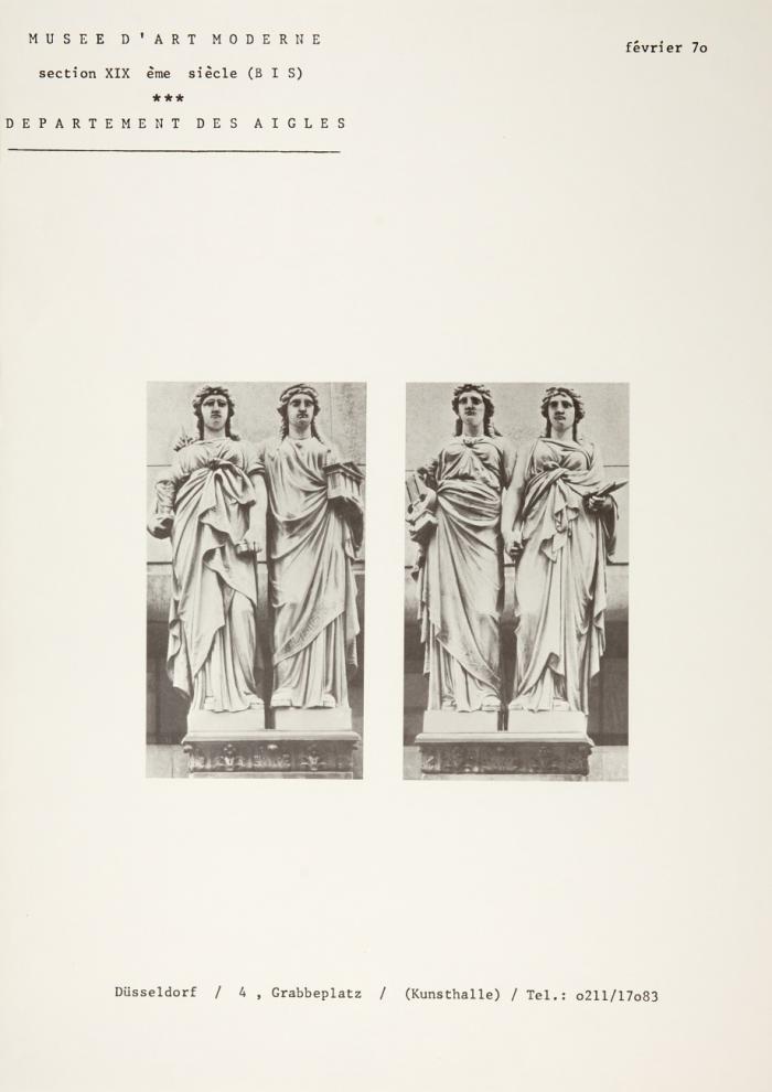 MUSEUM OF MODERN ART, DEPARTMENT OF EAGLES
