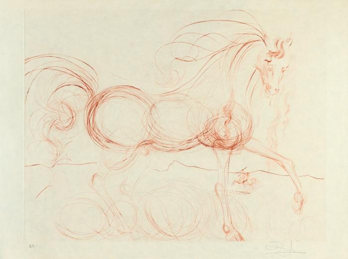 L'ETALON BLANC (HOMMAGE AU CHEVAL) 1973/74