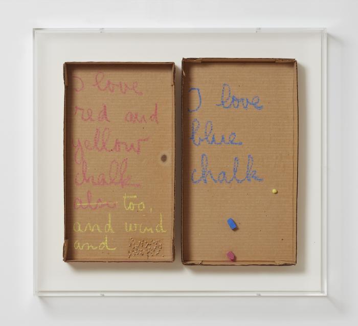AUTOBIOGRAPHICAL ELEMENT: I LOVE CHALK