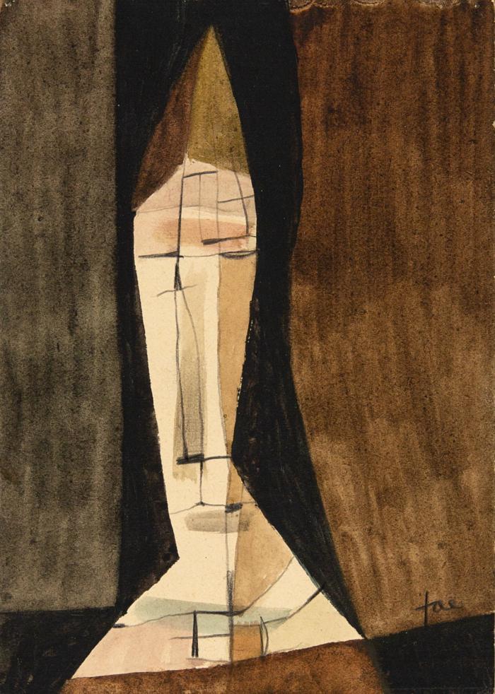 OHNE TITEL (KOPF 1954) / OHNE TITEL (MUTTER UND KIND I 1959)