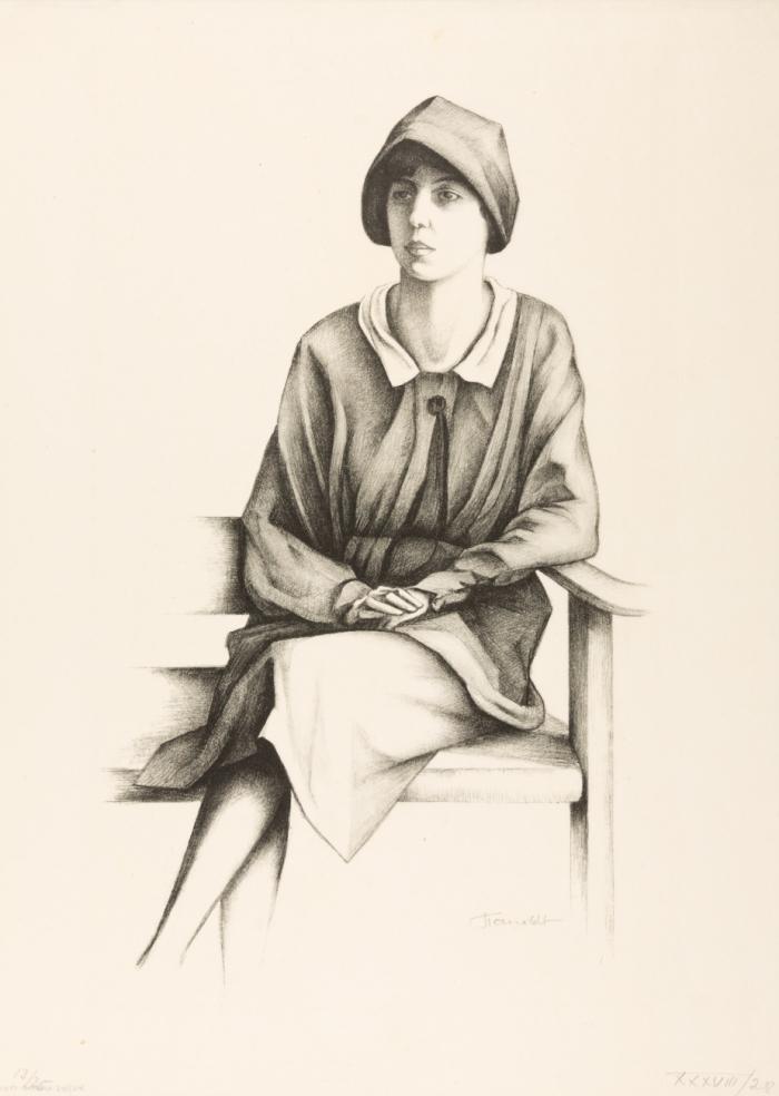 SITZENDES MÄDCHEN II