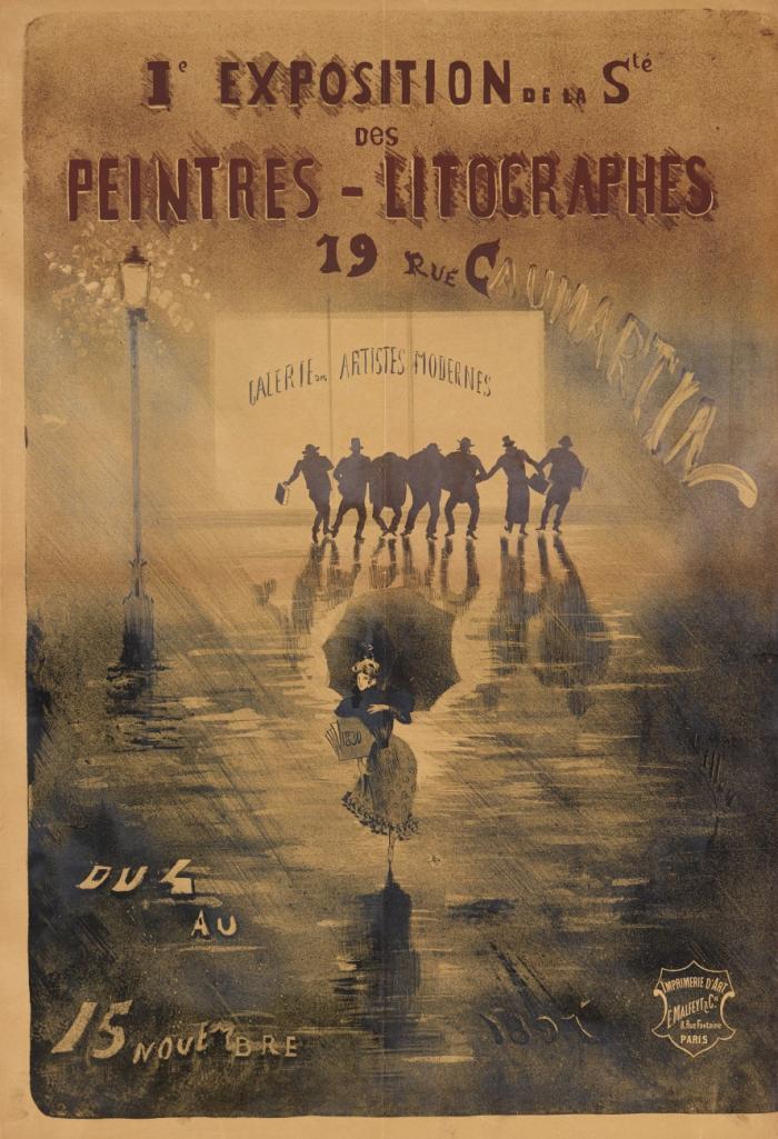 H.-P. Dillon. Exposition de la Société des peintres-lithographes. Farblithographie. 1897. Plakat.
