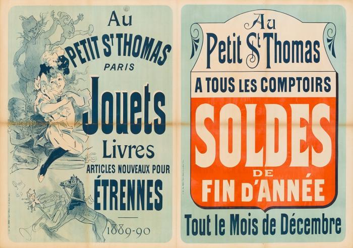 AU PETIT ST THOMAS PARIS – JOUETS LIVRES ARTICLES NOUVEAUX POUR ÉTRENNES 1889-90