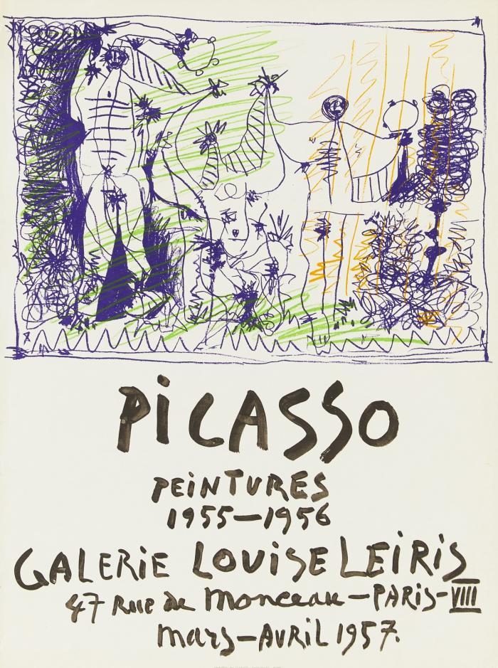PICASSO PEINTURES 1955 - 1956