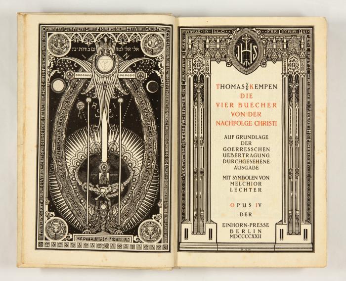Die vier Buecher von der Nachfolge Christi. Auf Grundlage der Goerresschen Uebertragung durchgesehene Ausgabe.