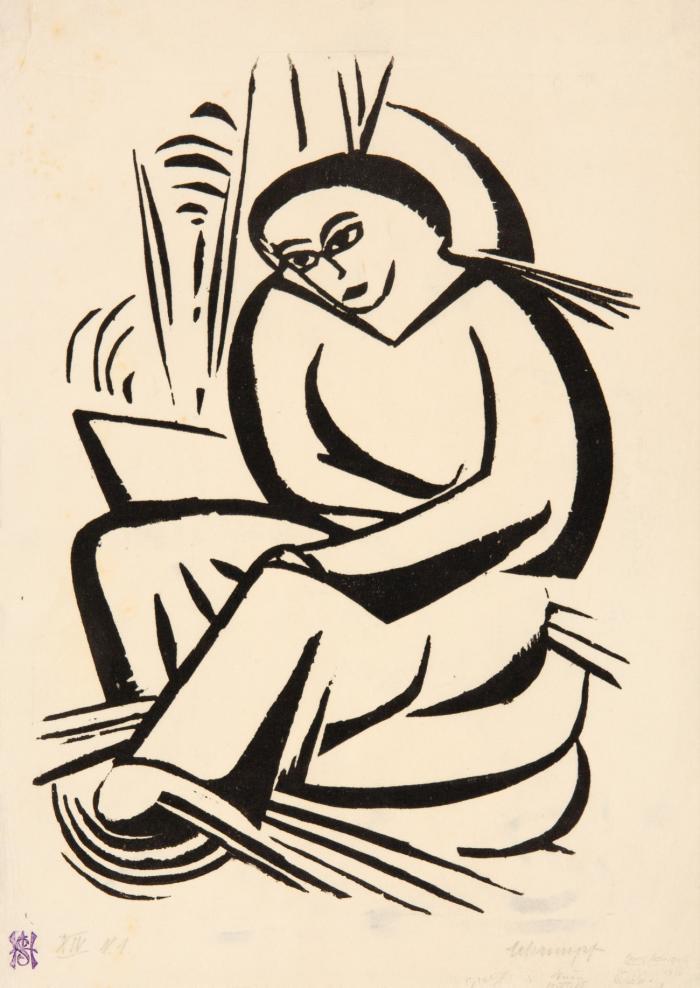 OHNE TITEL (SITZENDE)