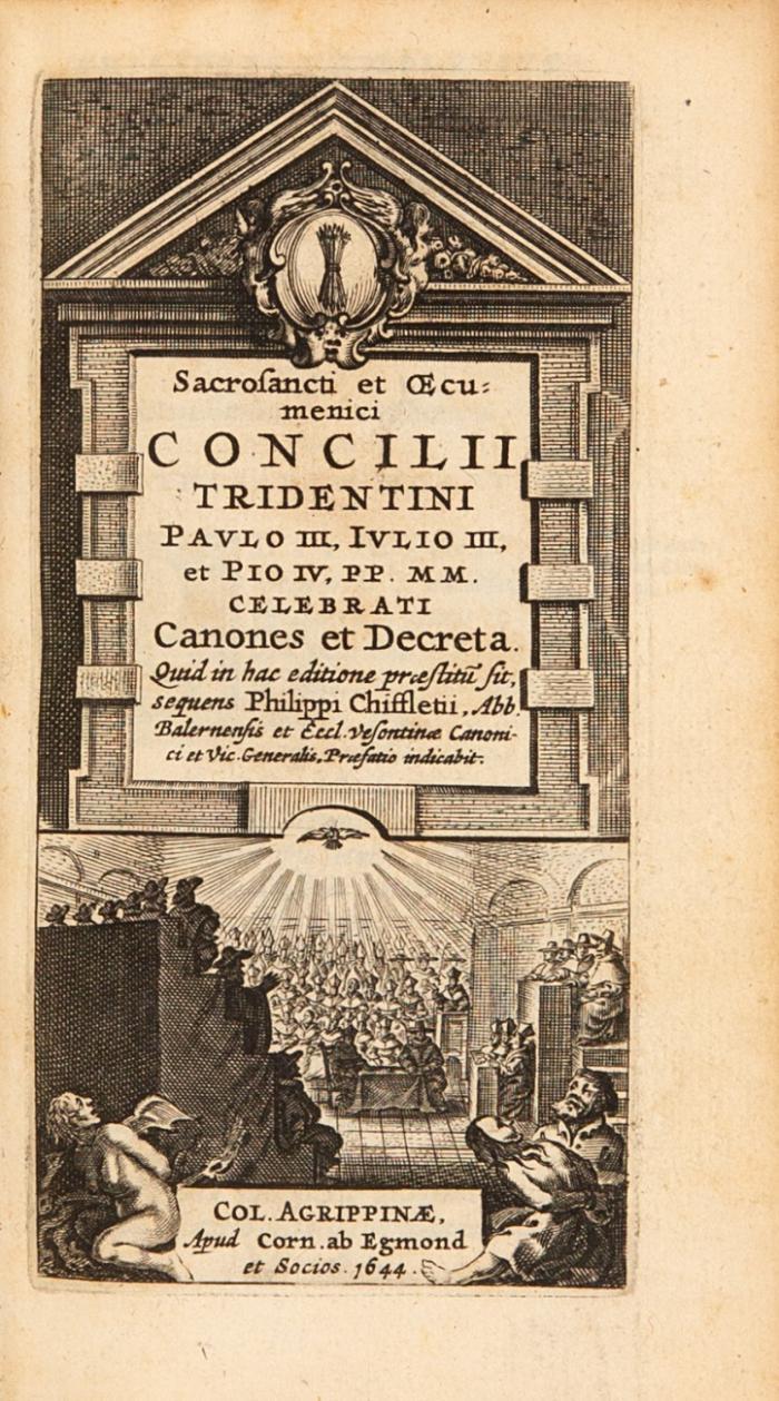 Sacrosancti et oecumenici concilii Tridentinii Paulo III, et Pio IV, MM. celebrati canones et decreta ...