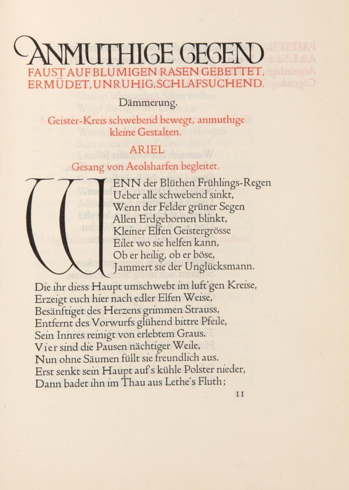Faust. Eine Tragoedie. [Erster] / Zweiter Teil. 2 Bde.