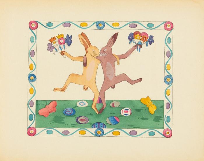 Osterbuch (Hasenbuch). Verse von Christian Morgenstern.