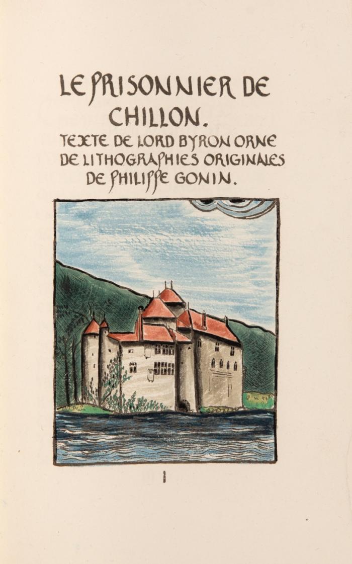 Le prisonnier de Chillon.