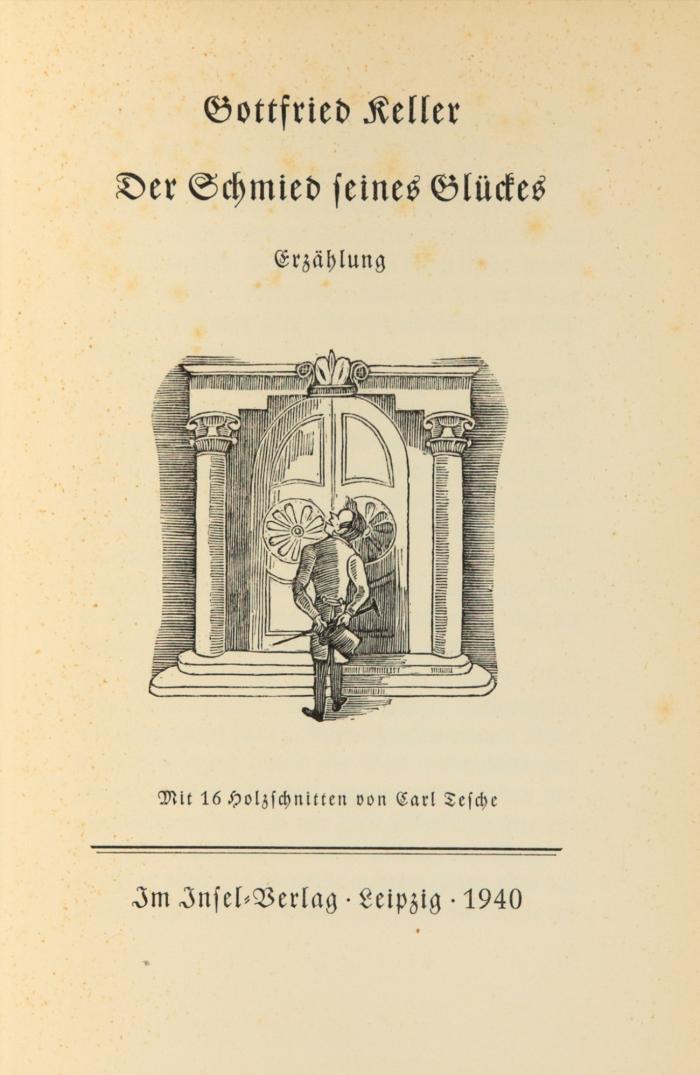 Der Schmied seines Glückes.