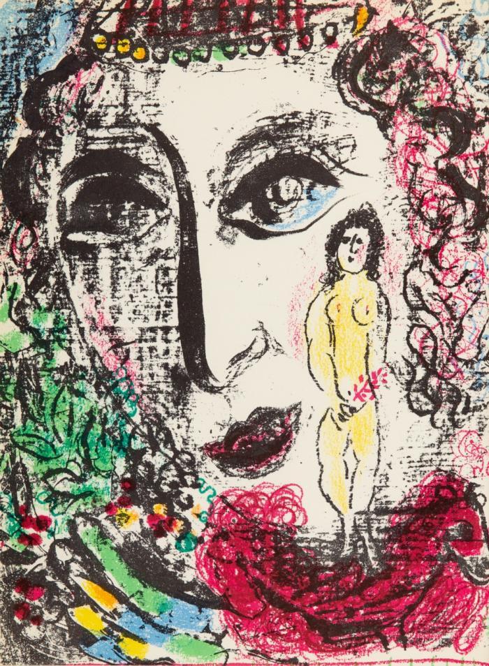 Chagall Lithograph II. 1957-1962.