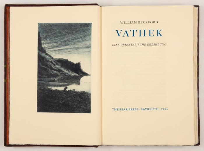 Vathek. Eine orientalische Erzählung.