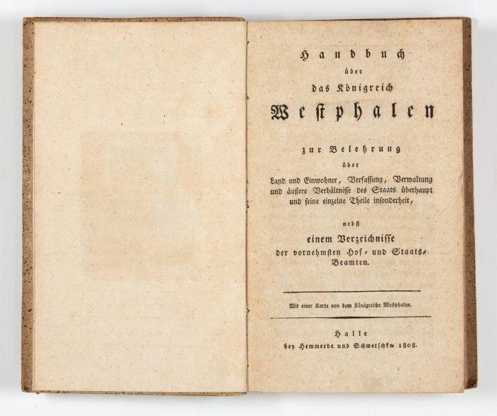 Handbuch über das Königreich Westphalen.