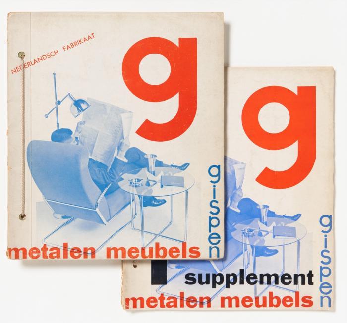Gispen. Metalen meubels. Meubelcat. no. 52 / 1<sup>e</sup> supplement. cat. no. 52. - 2 Bde.
