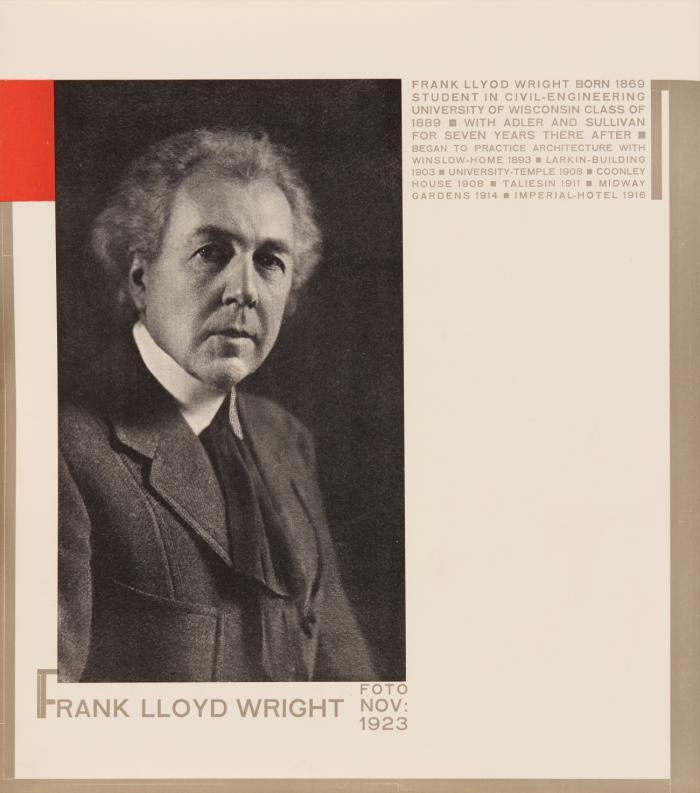 Wendingen. The Life-Work of the American architect Frank Lloyd Wright.