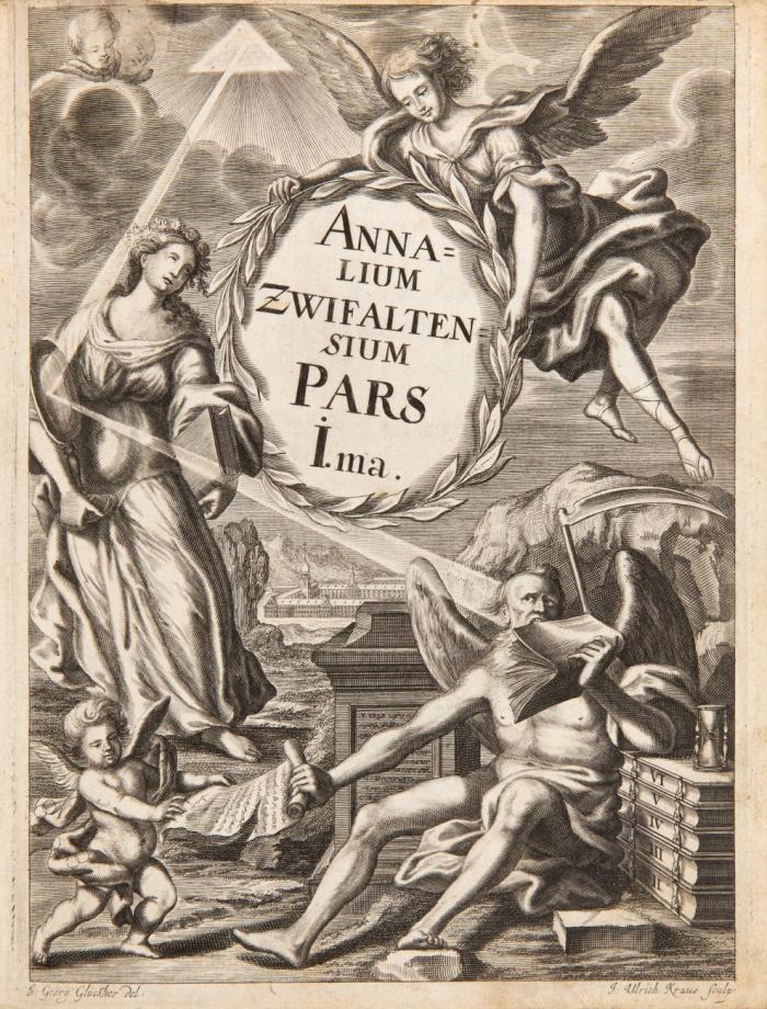 Annales Imperialis monasterii Zwifaltensis, ordinis S. Benedicti in Sueviâ, ordine temporis et abbatum serie distincti; Atque à primâ Origine ad haec usque tempora deducti; Nec non rebus memorabilibus domesticis, & ascititiis... 2 Bde. in 1.