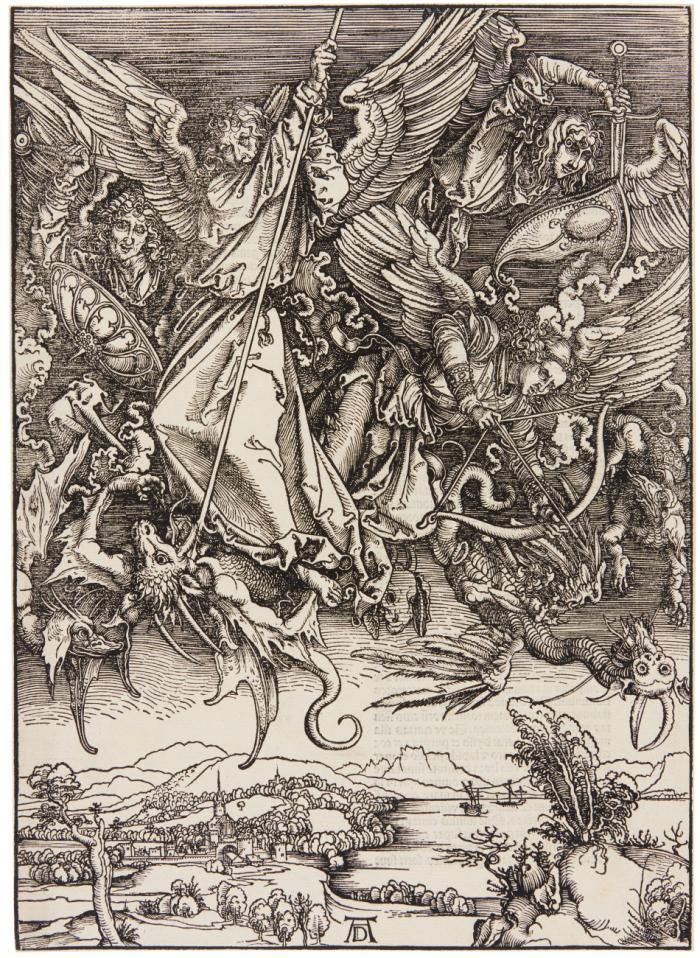 Michaels Kampf mit dem Drachen.