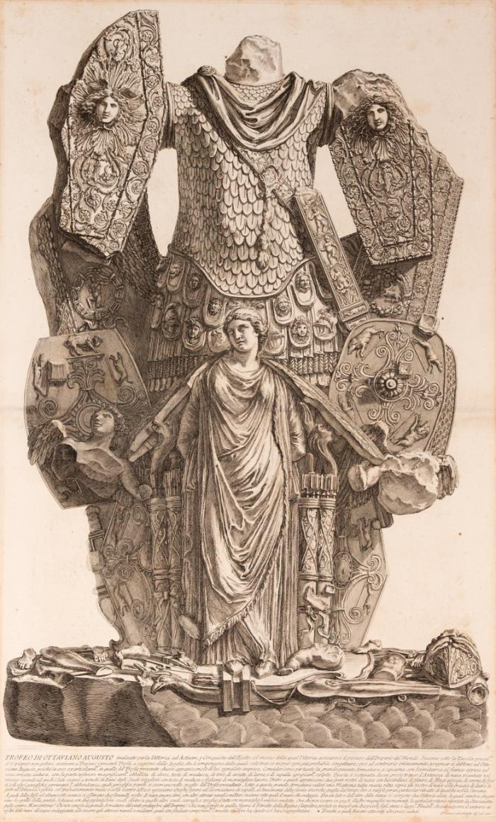 Trofeo di Ottaviano Augusto (Trophäe des Octavian Augustus).