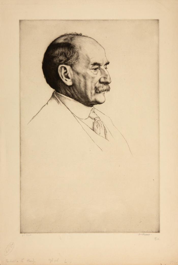 Porträt Thomas Hardy.