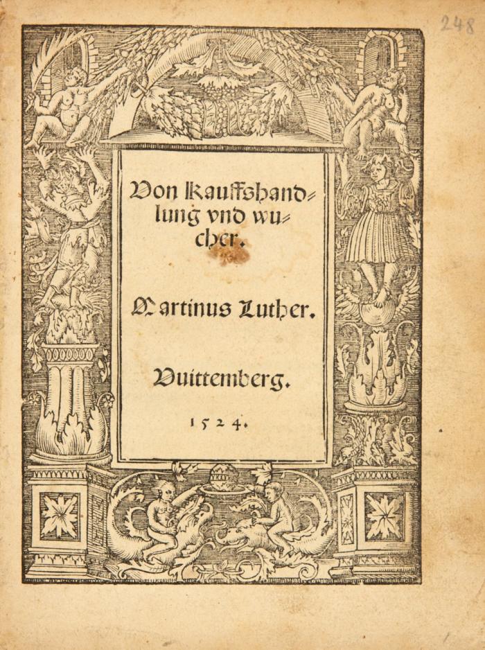 Von Kauffshandlung vnd wucher.