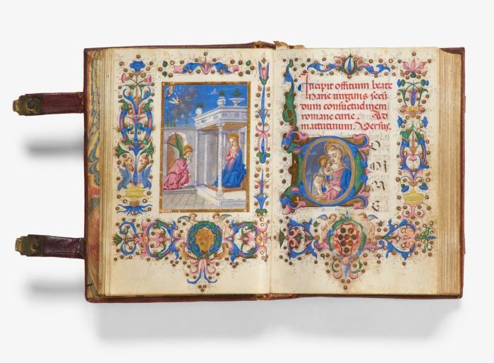 Lateinisches Stundenbuch. Florenz, um 1470. Illuminiert von Ser Ricciardo di Nanni.