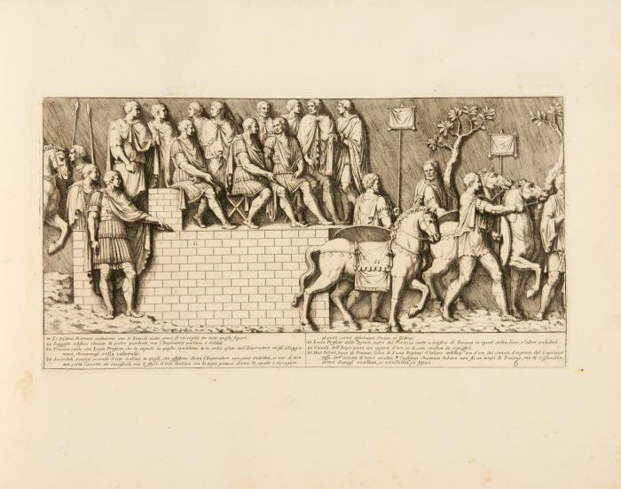 Colonna Traiana eretta dal senato, e popolo romano all'imperatore Traiano Augusto nel suo foro in Roma ... con l'espositione latina d'Alfonso Ciaccone ... accresciuta di medaglie inscrittioni e trofei da Gio. Pietro Bellori