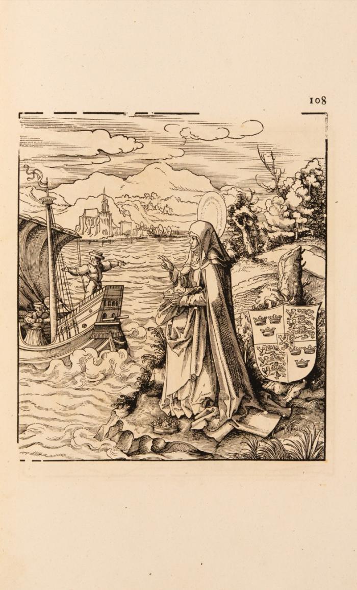 Images de saints et saintes issus de la famille de l'empereur Maximilien I.