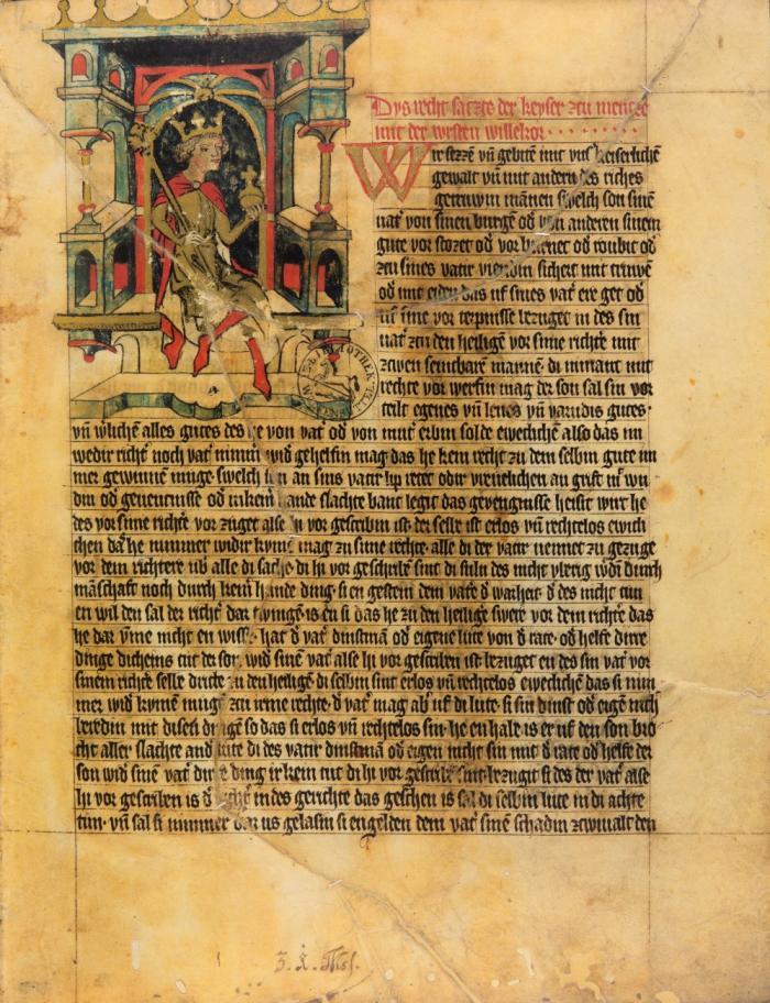 Wolfenbütteler Sachsenspiegel. Vollständige Faksimile-Ausgabe im Originalformat des Codex Guelf. 3.1. Aug. 2° der Herzog August Bibliothek Wolfenbüttel. Faksimile-, Text- und Kommentarband in 3 Bdn.