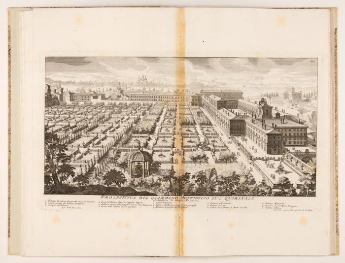 Li giardini di Roma. Nuovamente dati alle stampe con direttione di G. G. de Sandrart.
