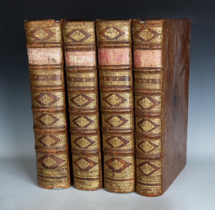 Dictionnaire universel, contenant generalement tous les mots françois tant vieux que modernes, & les termes des sciences et des arts ... Ensuite corrigé et augmenté par M. Basnage de Beauval: et en cette nouvelle édition ... par M. Brutel de la Rivière. 4 Bde.