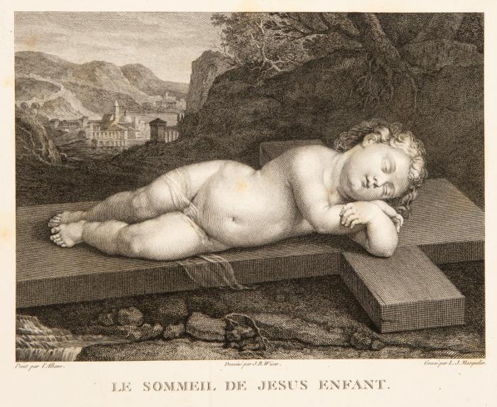 Tableaux, statues, bas-reliefs et camées, de la Galerie de Florence et du Palais Pitti, dessinés par M. Wicar, peintre, et gravés sous la direction de M. Lacombe, peintre. Bd I von IV (16 Lieferungen von 50).