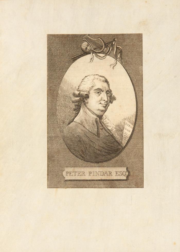 Pindariana; Or Peter's Portfolio. Containing Tale, Ode, Song, Fable, Elegy, Pastoral, Translation, Epigram, Letters. Sammelband mit 8 Werken.