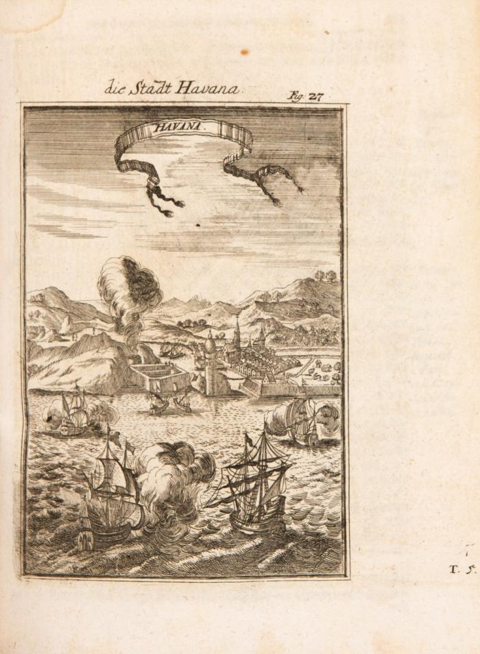 Beschreibung des gantzen Welt-Kreises, darinnen I. Eine deutliche Vorstellung der künstlichen und natürlichen Sphæræ ... II. ... Asiæ. III. ... Africæ ...IV. Europa ... V. Europa, Australien... und America ...  übersetzet  ... auf den jetzigen Welt-Stand eingerichtet/ auch ... vermehret [von Joh. Gottfr. Gregorii]. Tle. I - V in 4 Bdn. (alles).