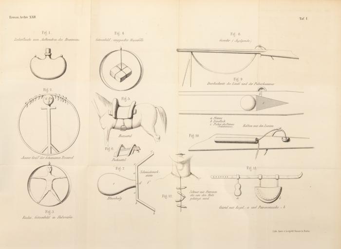Briefe aus dem Altai / Reise durch den Altai nach dem Telezker See und dem Abakan [aus: Archiv für wissenschaftliche Kunde von Rußland, Bde. XXI und XXIII]. 2 Bde.
