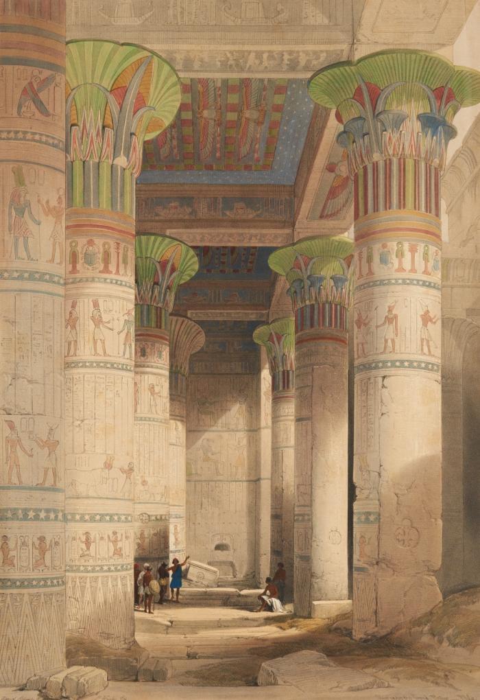 Egypt & Nubia, from drawings made on the spot by David Roberts, R.A., with historical descriptions by William Brockedon, R.F.S., Lithographed by Louis Haghe. Vol.I-III in 3 Bden.