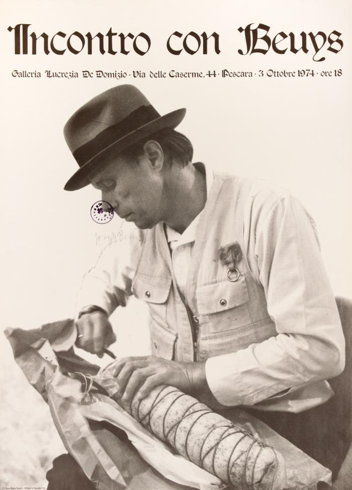 INCONTRO CON BEUYS, GALLERIA LUCREZIA DE DOMIZIO, PESCARA