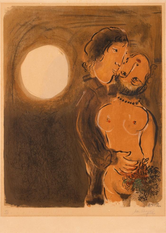 COUPLE EN OCRE