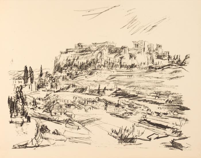 AKROPOLIS I (BLATT 6 AUS: BEKENNTNIS ZU HELLAS)