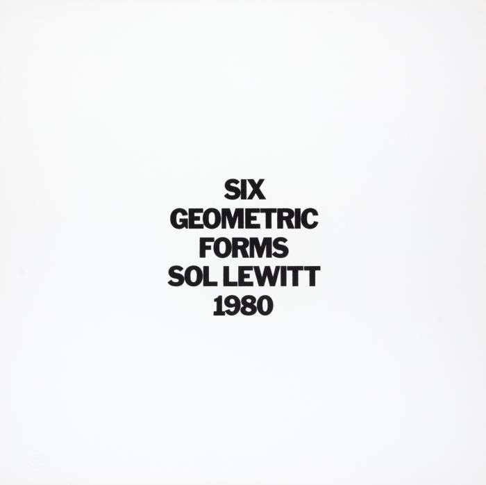 SIX GEOMETRIC FORMS