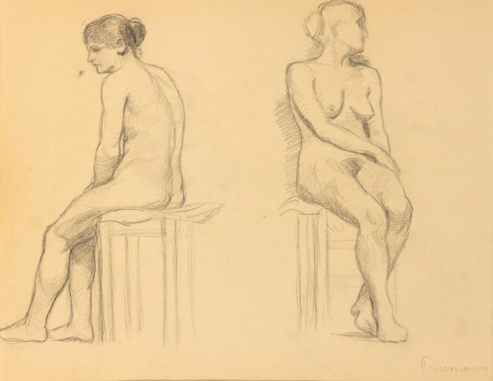 AKTSTUDIE (SITZENDE)