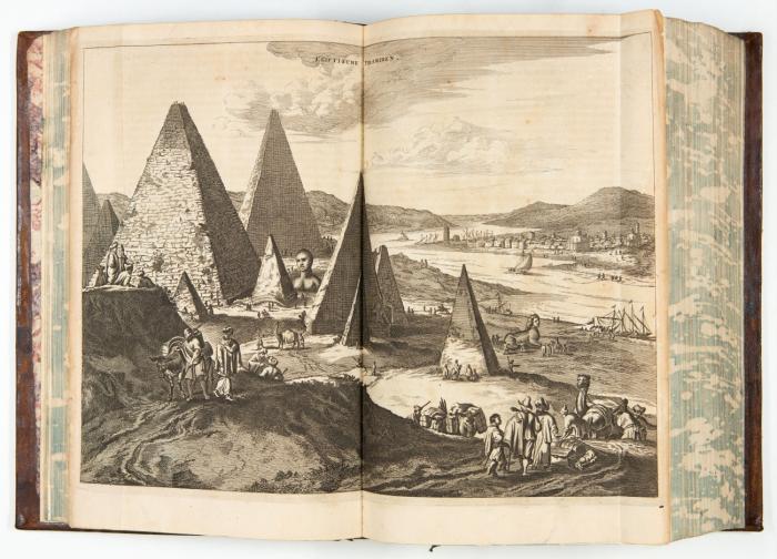 Umbständliche und eigentliche Beschreibung von Africa, und denen darzu gehörigen Königreichen und landschaften, als Egypten, Barbarien, Libyen, Biledulgerid, dem Lande der Negros .... und den Africanischen Insulen... 2 Tle. in 1 Bd.