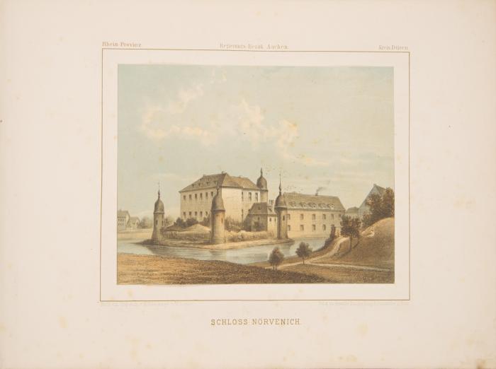 Die ländlichen Wohnsitze, Schlösser, und Residenzen der ritterschaftlichen Grundbesitzer in der preussischen Monarchie. Rhein-Provinz III (Mit 70 von insgesamt 120 Veduten zu der Region).