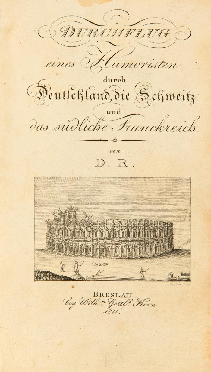 Durchflug eines Humoristen durch Deutschland, die Schweiz und das südliche Frankreich.
