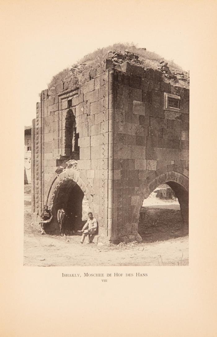 Reise in Kleinasien. Sommer 1895. Forschungen zur seldjukischen Kunst und Geographie des Landes.