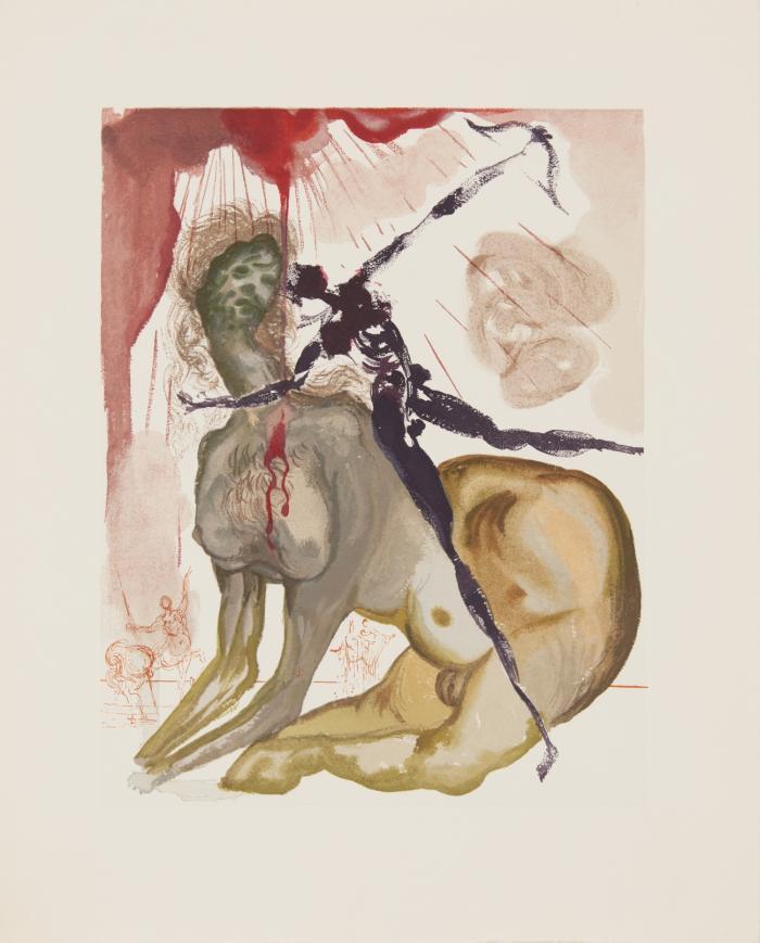 La Divine Comédie. L'Enfer - Le Purgatoire - Le Paradis. Traduction de Julien Brizeux. Illustrations de Dalí, gravée sur bois par Raymond Jacquet. 3 Tle. in 6 Bden.