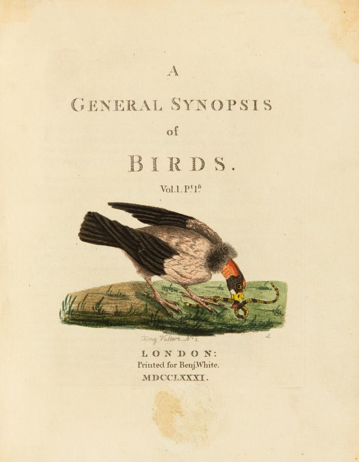 A general synopsis of birds. 3 Tle. in 6 Bdn.