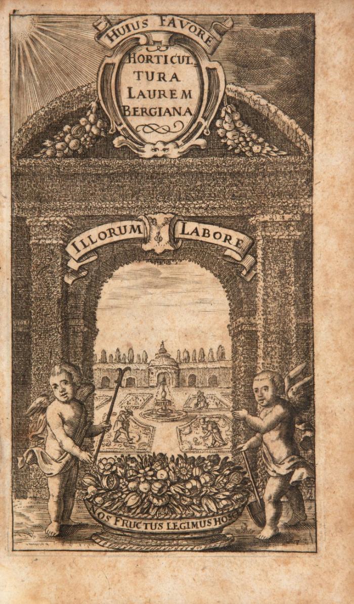 Die edle Garten-Wissenschaft, aus Petri Laurembergii Rostochiensis Horticultura. ... zusammen gelesen, mit andern Garten-Autoribus, und edlen Liebhabern derselben ... Bde. I-II (von 3)  in 1 Bd.